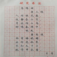 教师书法作品