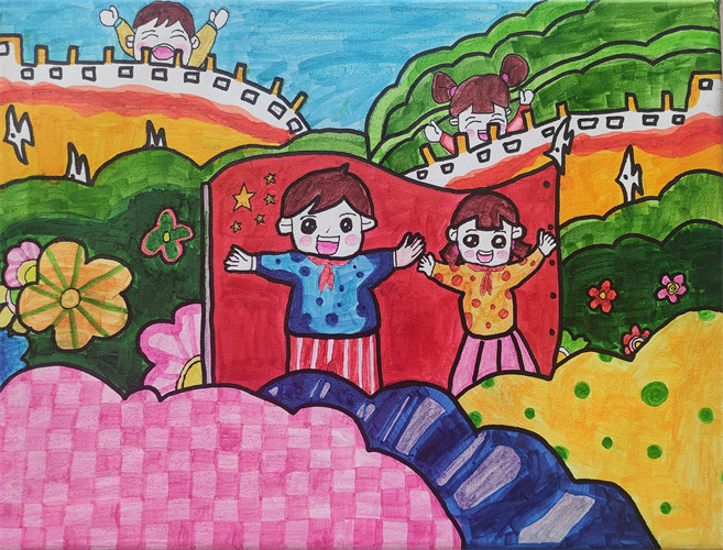 建党百年剪纸作品11