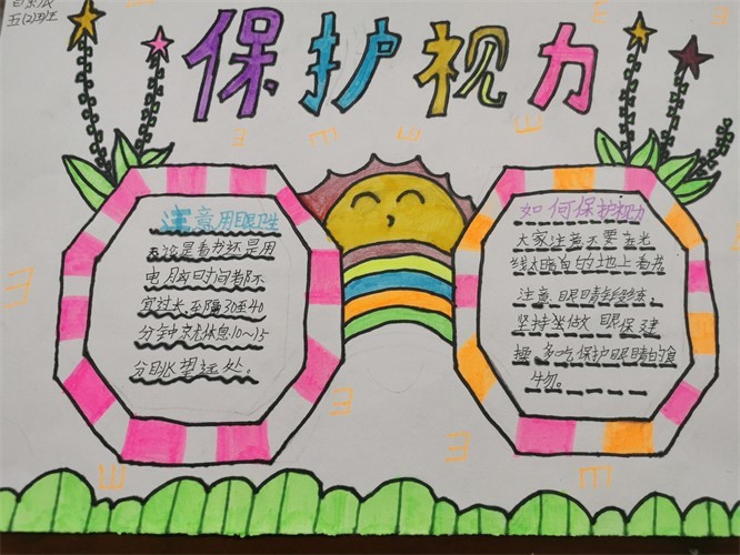 预防近视手抄报3
