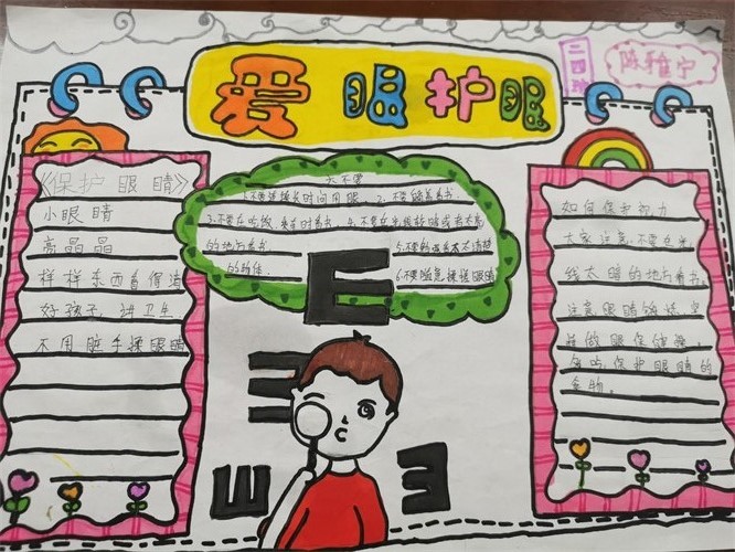 预防近视手抄报6